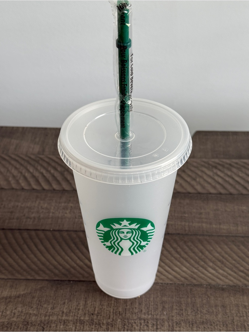 Starbucks 24 fl oz Reusable Frosted Cold Cup Siren Logo